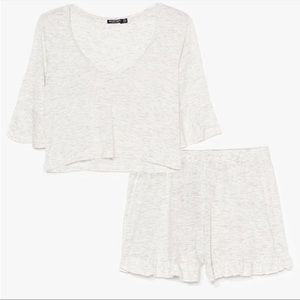 Nasty Gal Frill Lounge Set